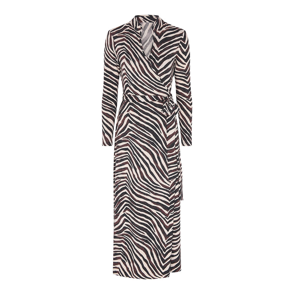 Zebra Zanzibar Wrap Dress