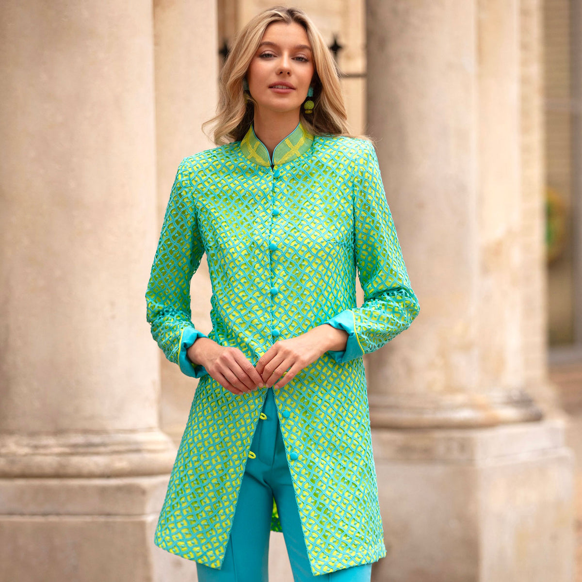 Aqualime Magdalena Nehru Jacket