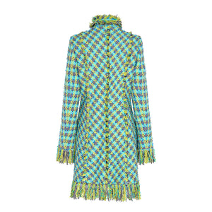 Aqualime Fringed Lacy Coat
