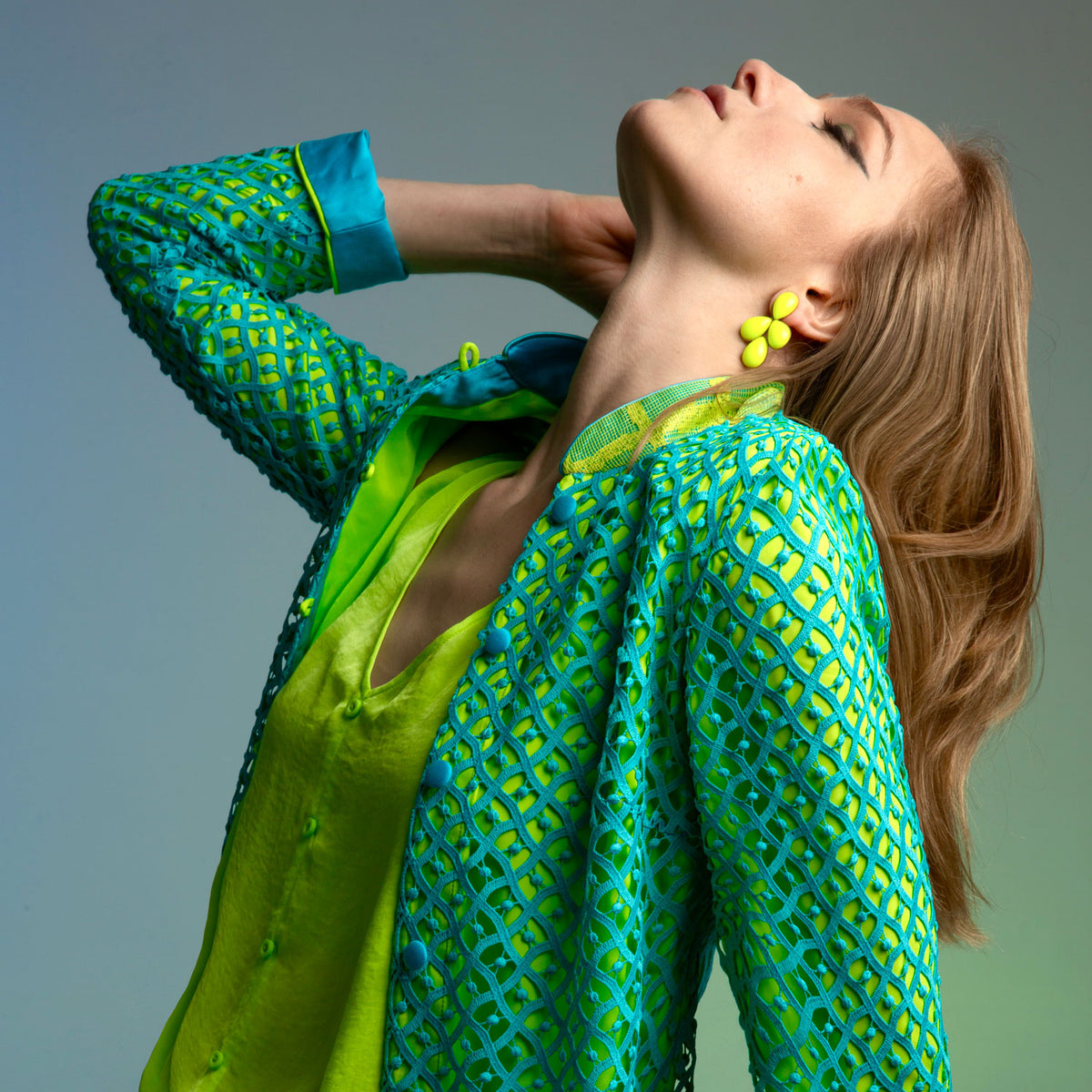 Aqualime Magdalena Nehru Jacket