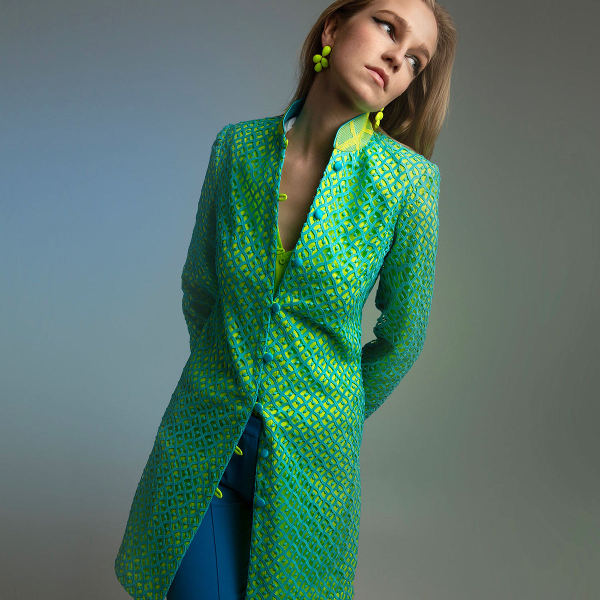 Aqualime Magdalena Nehru Jacket