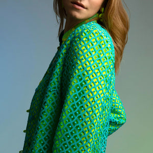 Aqualime Magdalena Nehru Jacket
