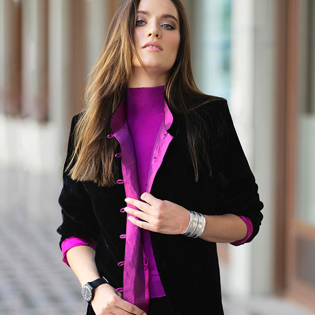 Black Velvet Grace Jacket