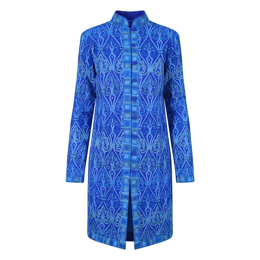 Blue Embroidered Mystique Jacket