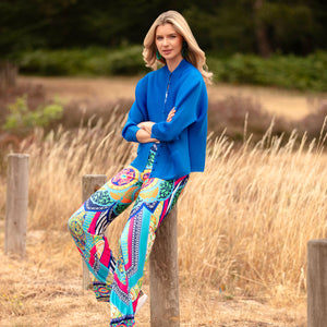 Blue Fearne Dolman Cardigan