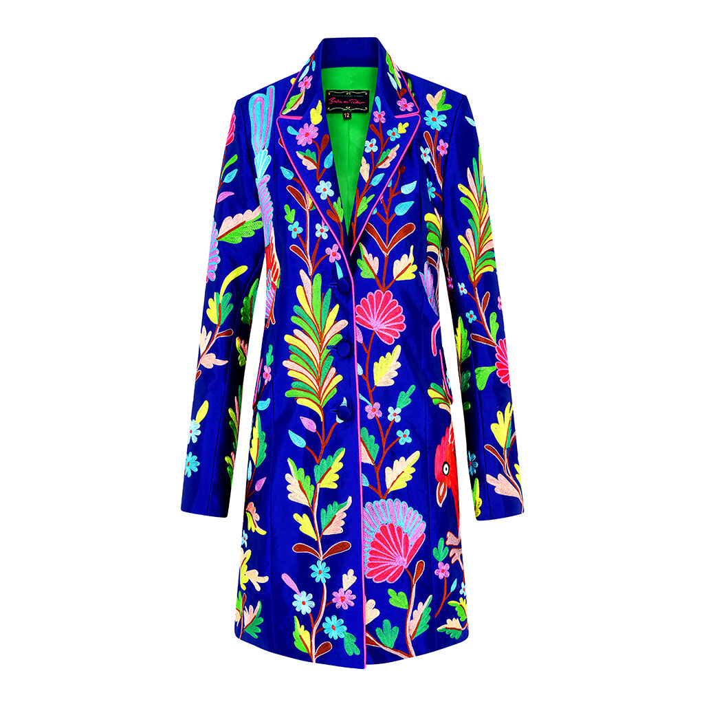 Blue Firebird Peking Lapel Jacket