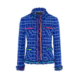 Blue Multi Sportif Tweed Jacket