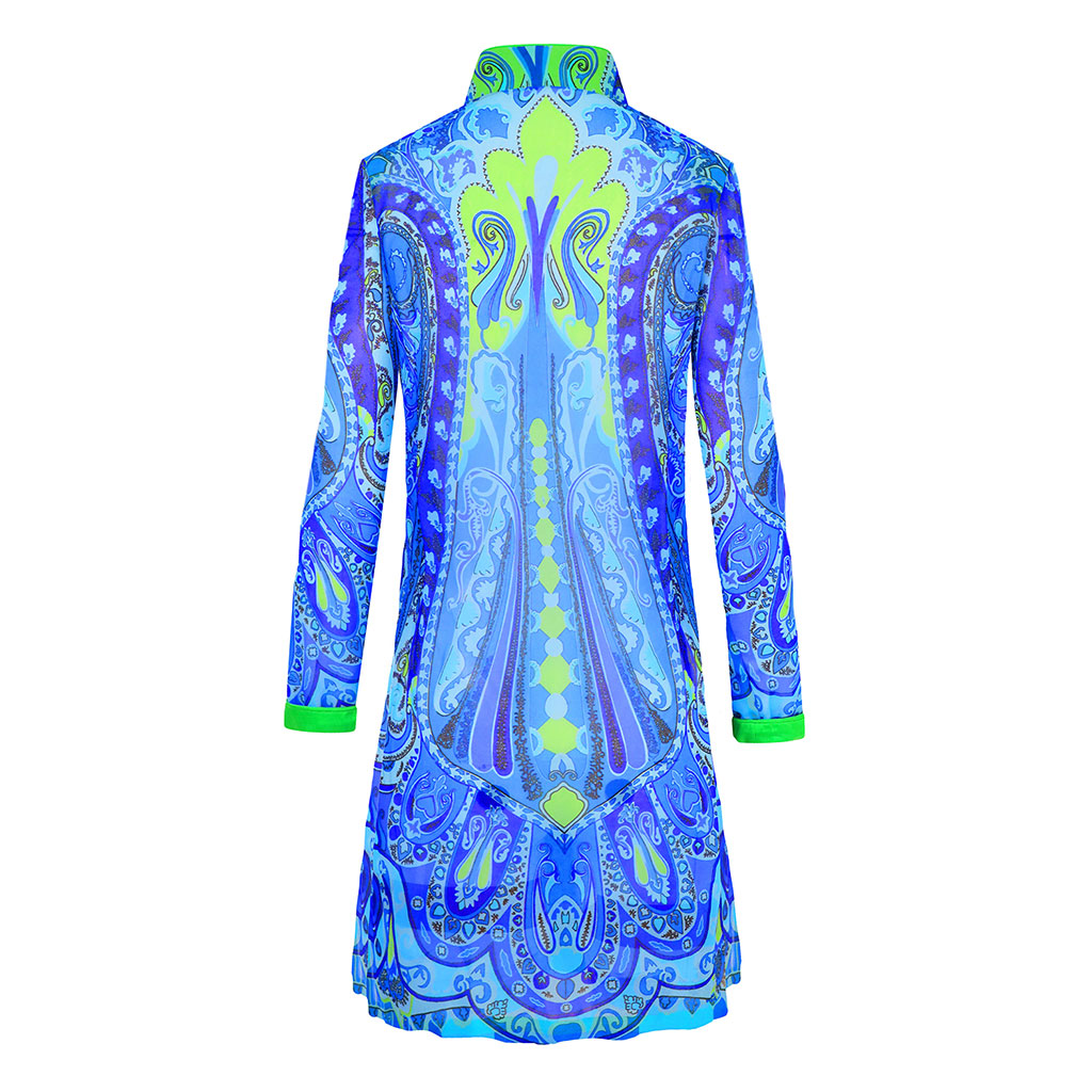 Blue Paisley Lightweight Selena Jacket
