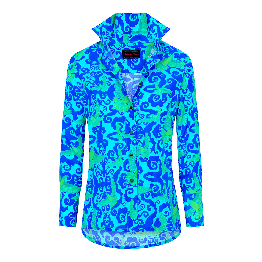 Blue Peace Dove Micheal Shirt
