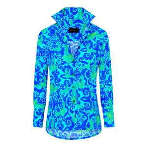 Blue Peace Dove Micheal Shirt
