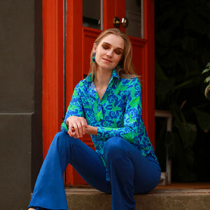 Blue Peace Dove Micheal Shirt