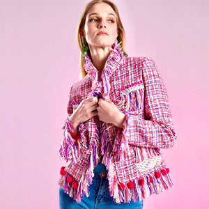 Bubblegum Foxy Woven Jacket