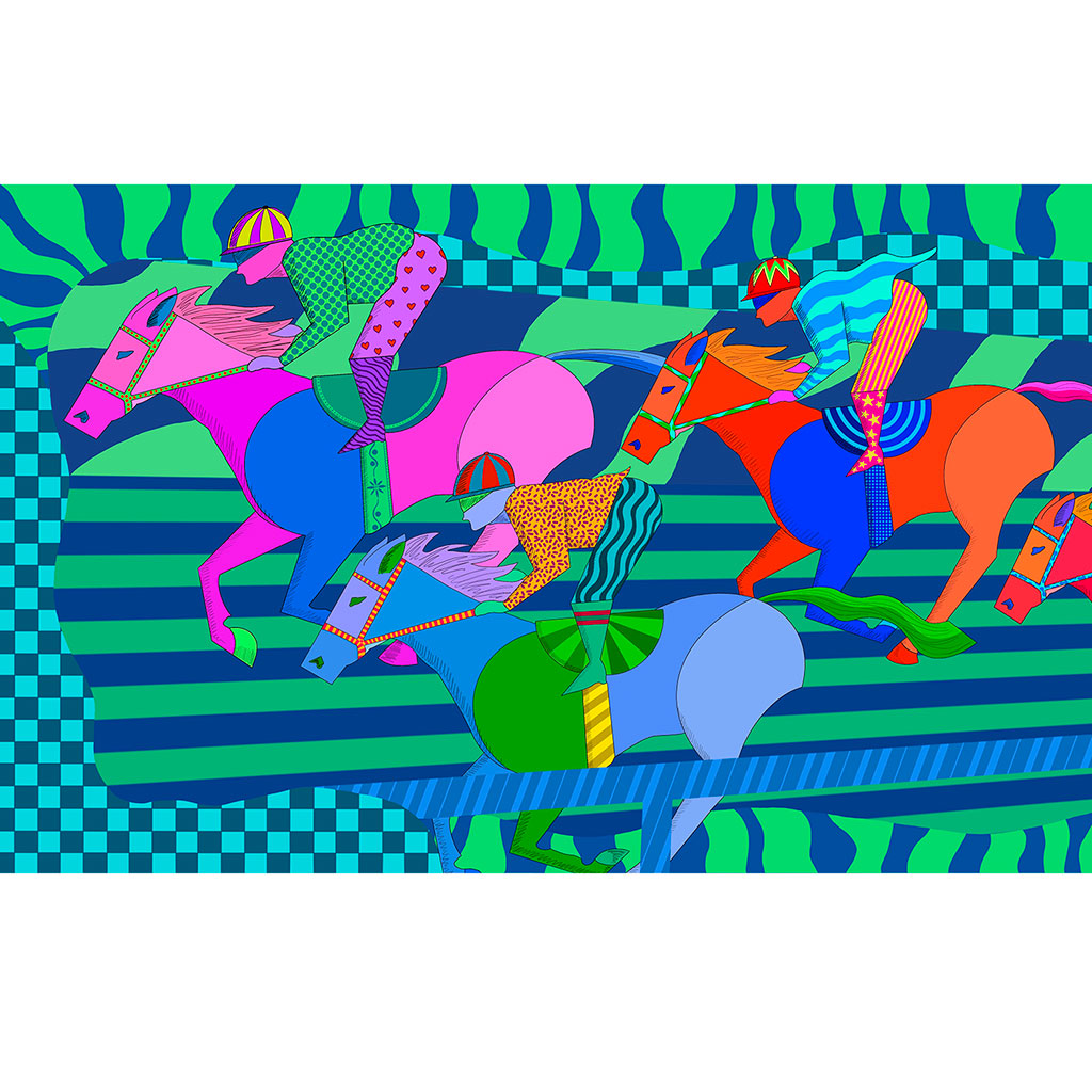 Cheltenham Chasers Silk Scarf