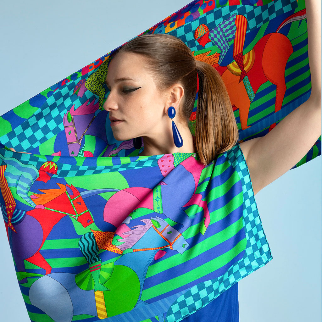 Cheltenham Chasers Silk Scarf