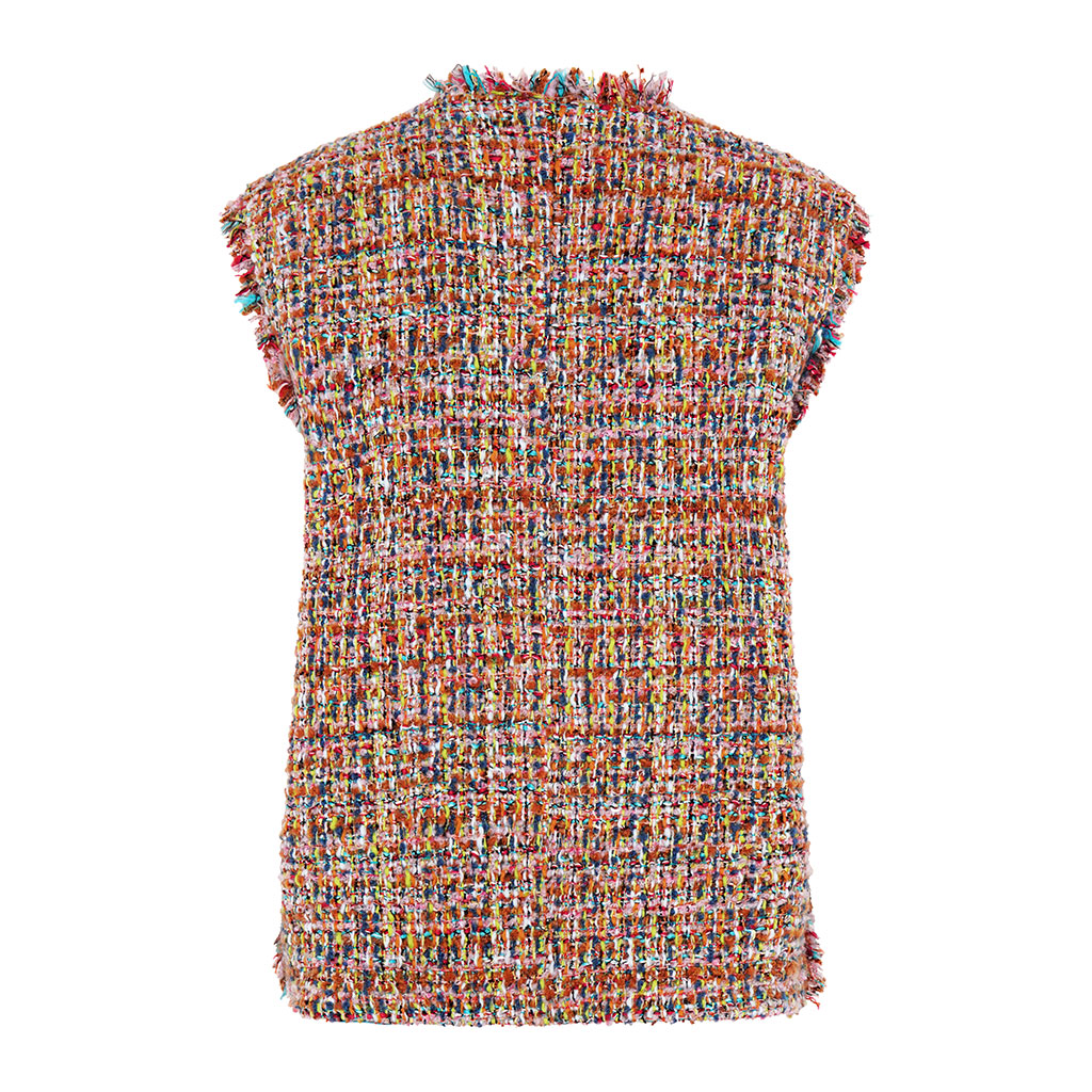 Confetti Oversized Tweed Waistcoat