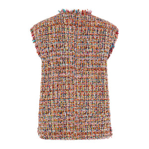 Confetti Oversized Tweed Waistcoat