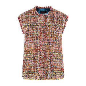 Confetti Oversized Tweed Waistcoat