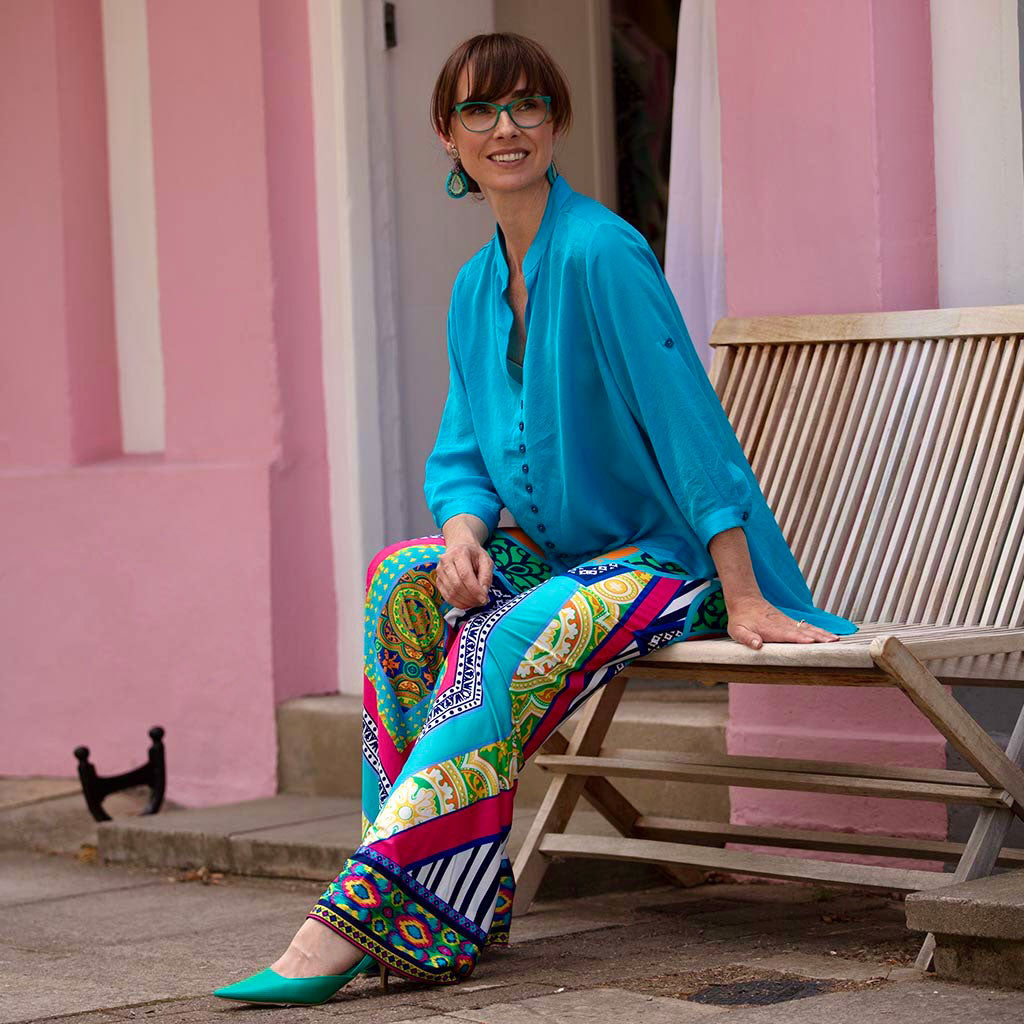 Fiesta Wide Stretch Flare Trousers