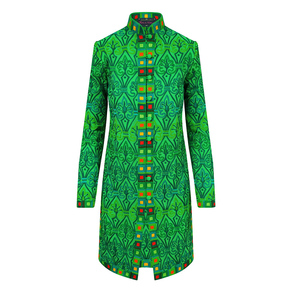 Green Embroidered Mystique Jacket Beatrice von Tresckow Designs