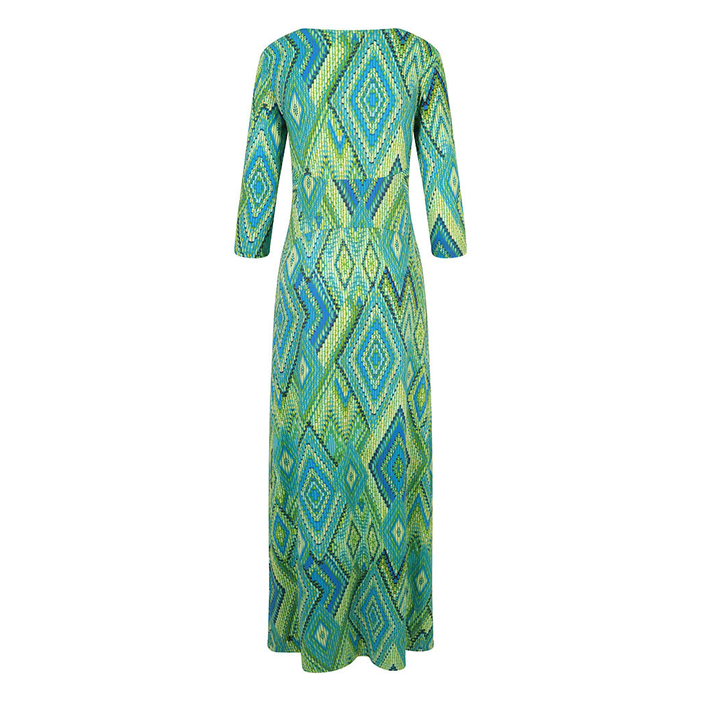 Green Haze Lola Maxi Dress