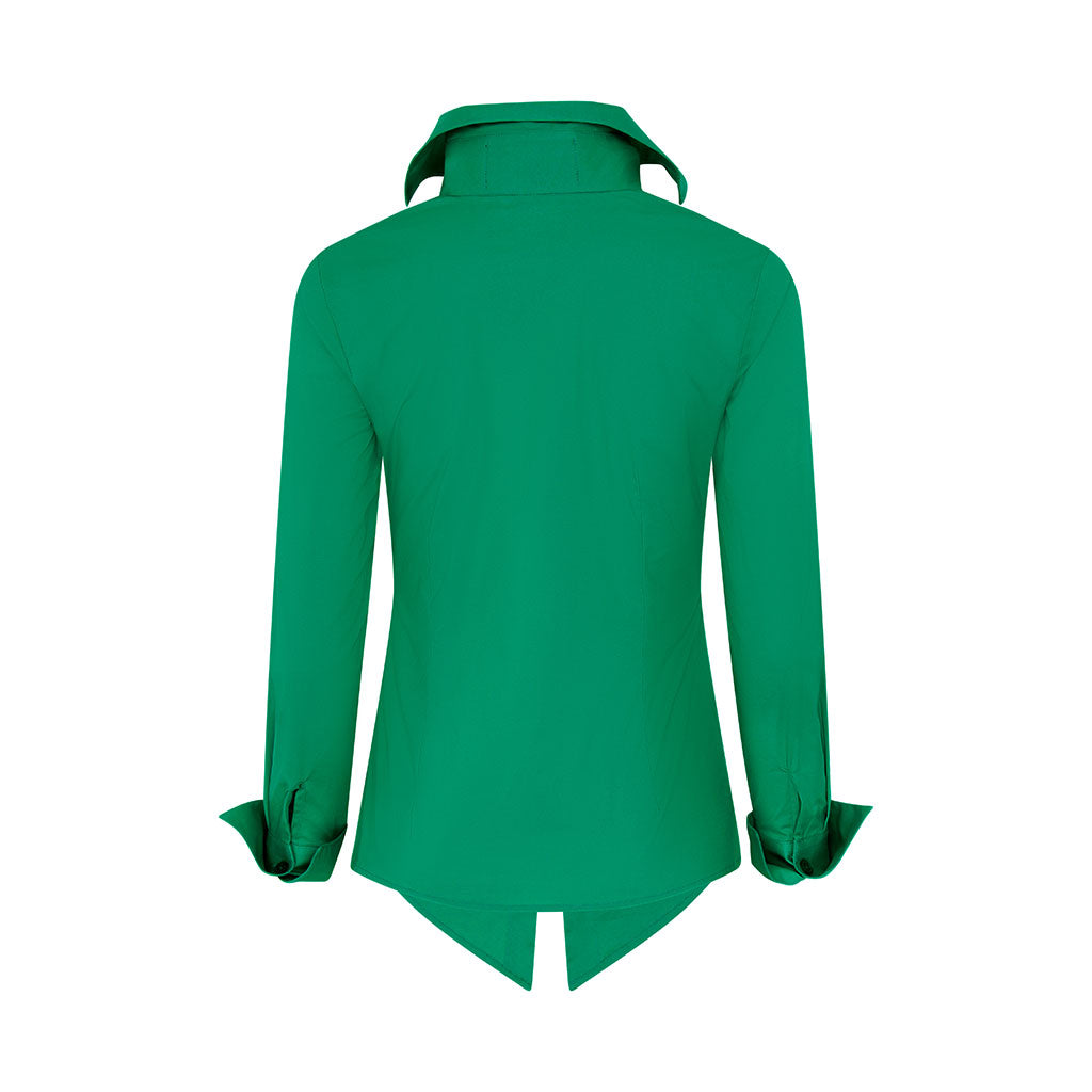 Green Lauren Fitted Cotton Shirt