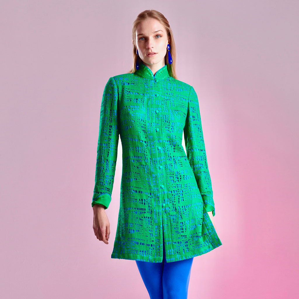 Green Magdalena Nehru Jacket