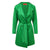 Green Faux Suede Marcie Coat