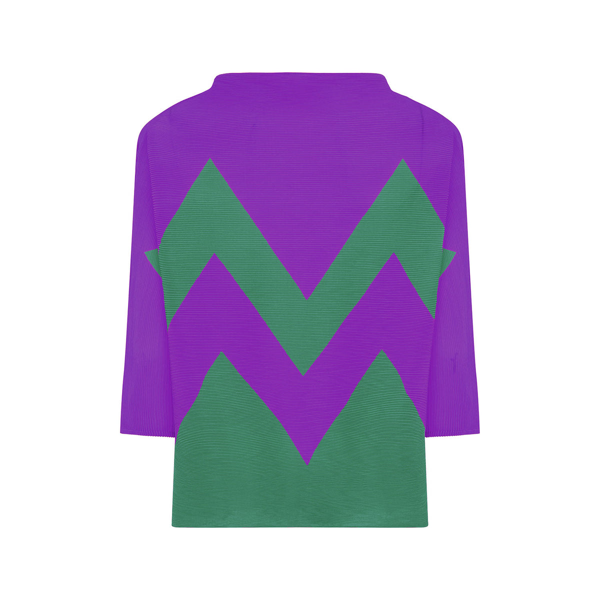 Green/Purple Zig Zag Jumper