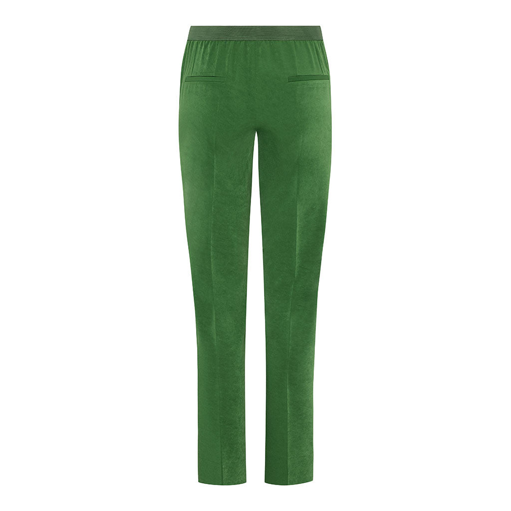 Green Tapered Trousers