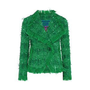 Green Tweed Lilly Double-breasted Jacket