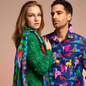 Green Tweed Lilly Double-breasted Jacket