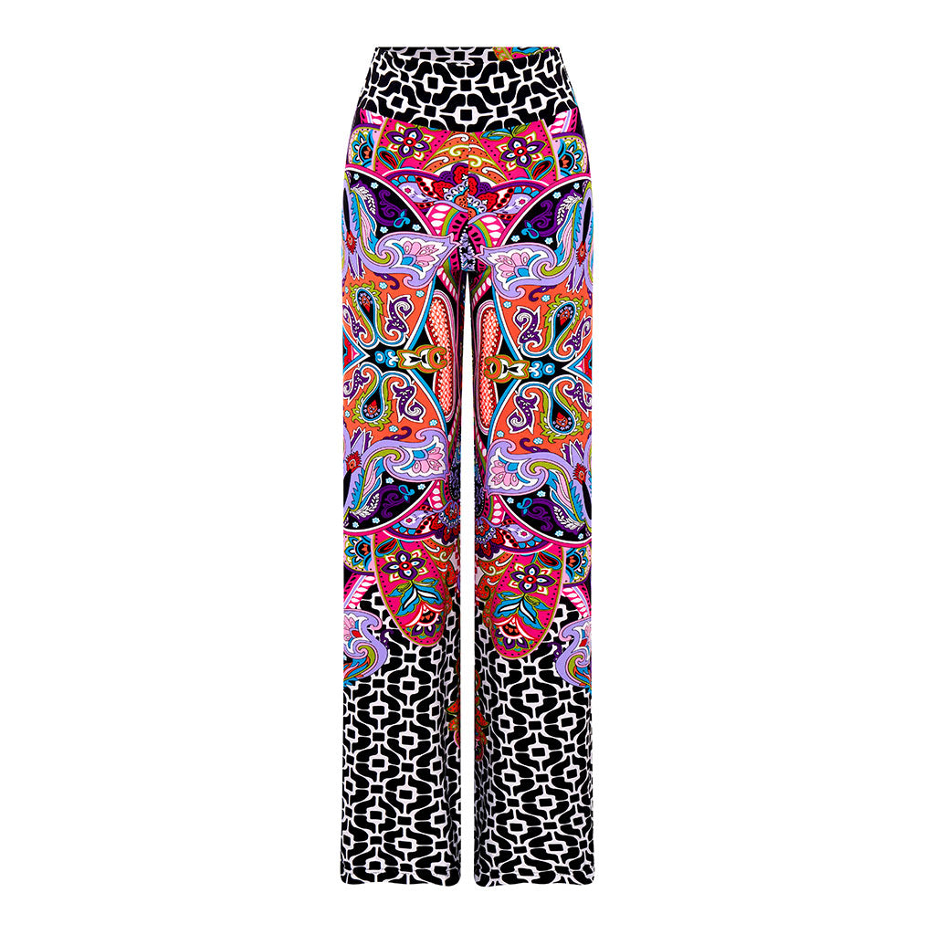 Jazz Wide Stretch Flare Trousers