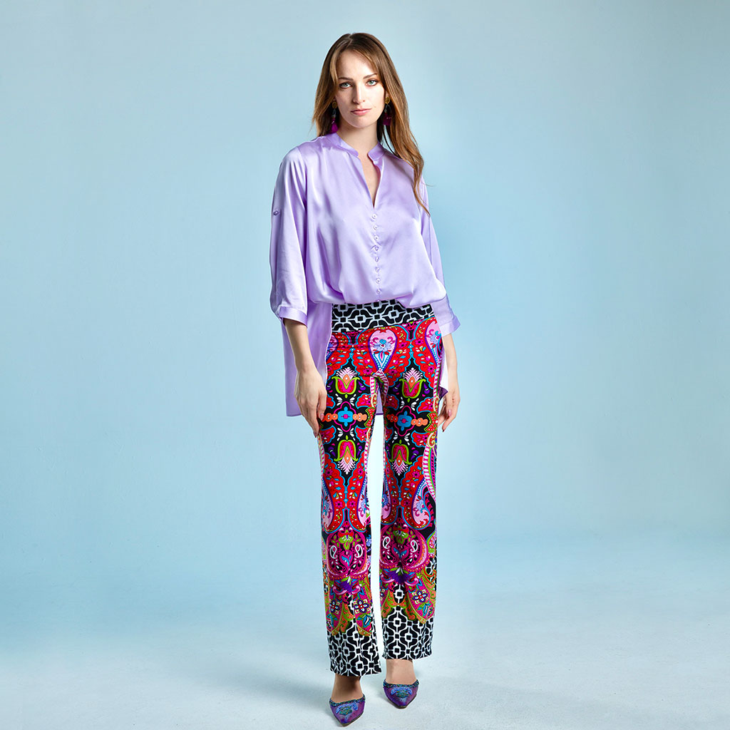 Jazz Wide Stretch Flare Trousers
