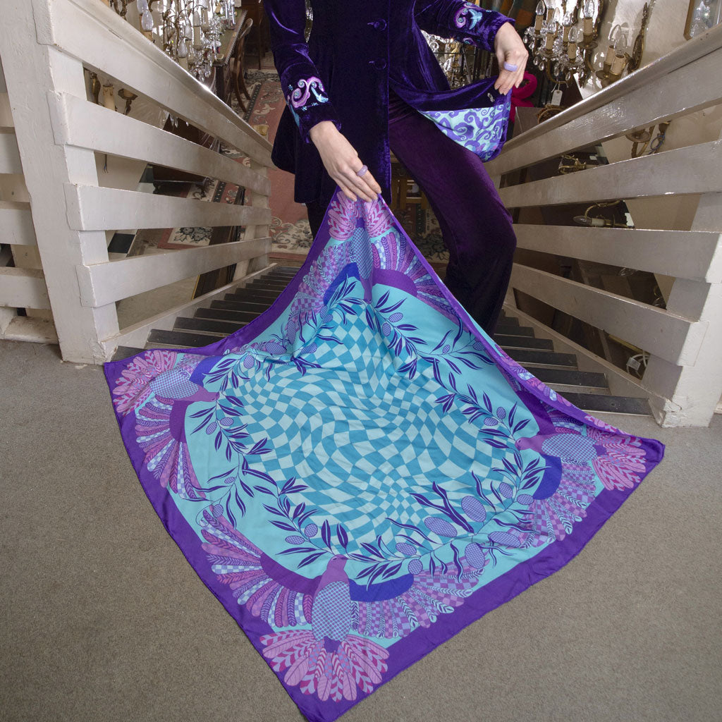 Lalique Dove Limited Edition Silk Scarf