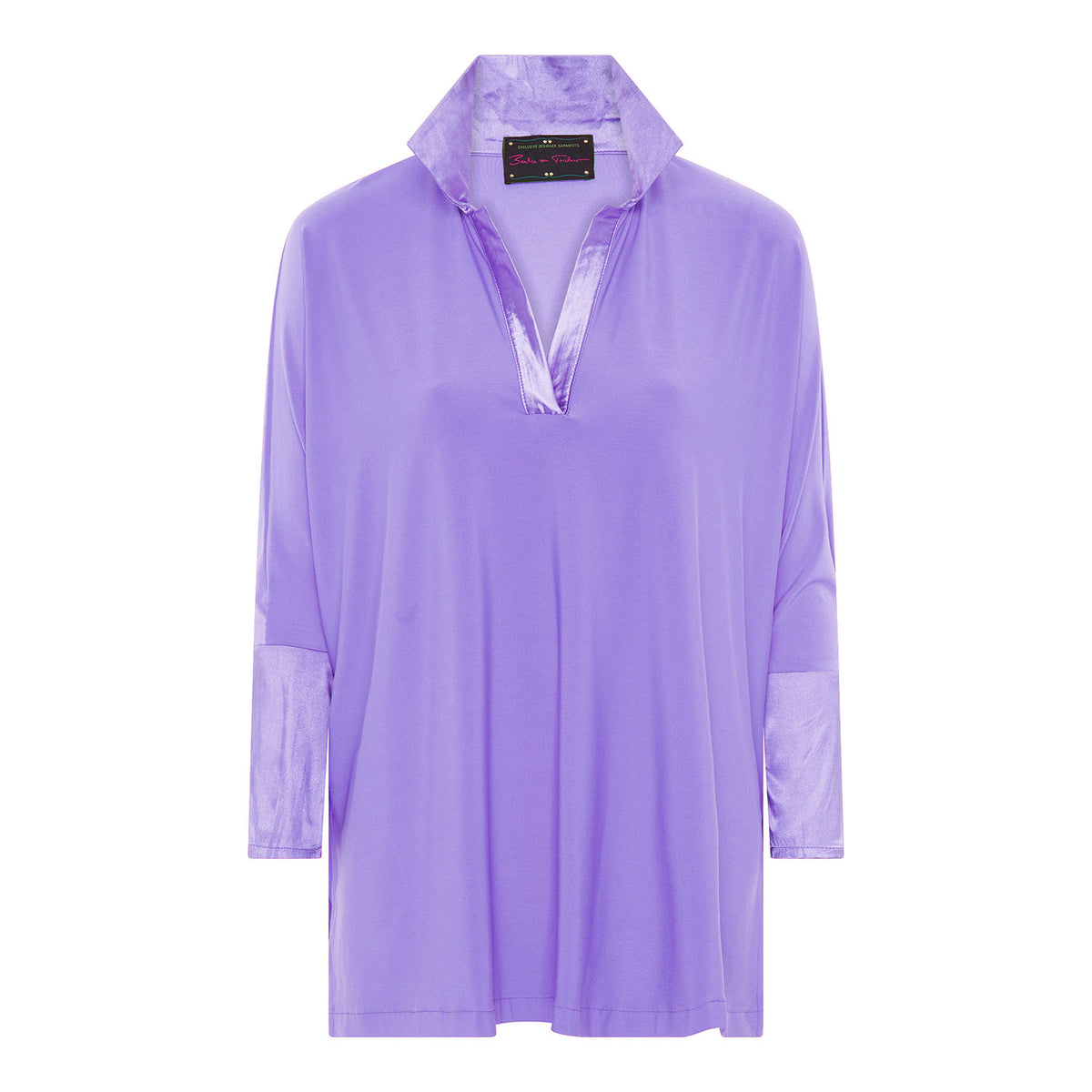 Lilac Oversized Jersey Shirt