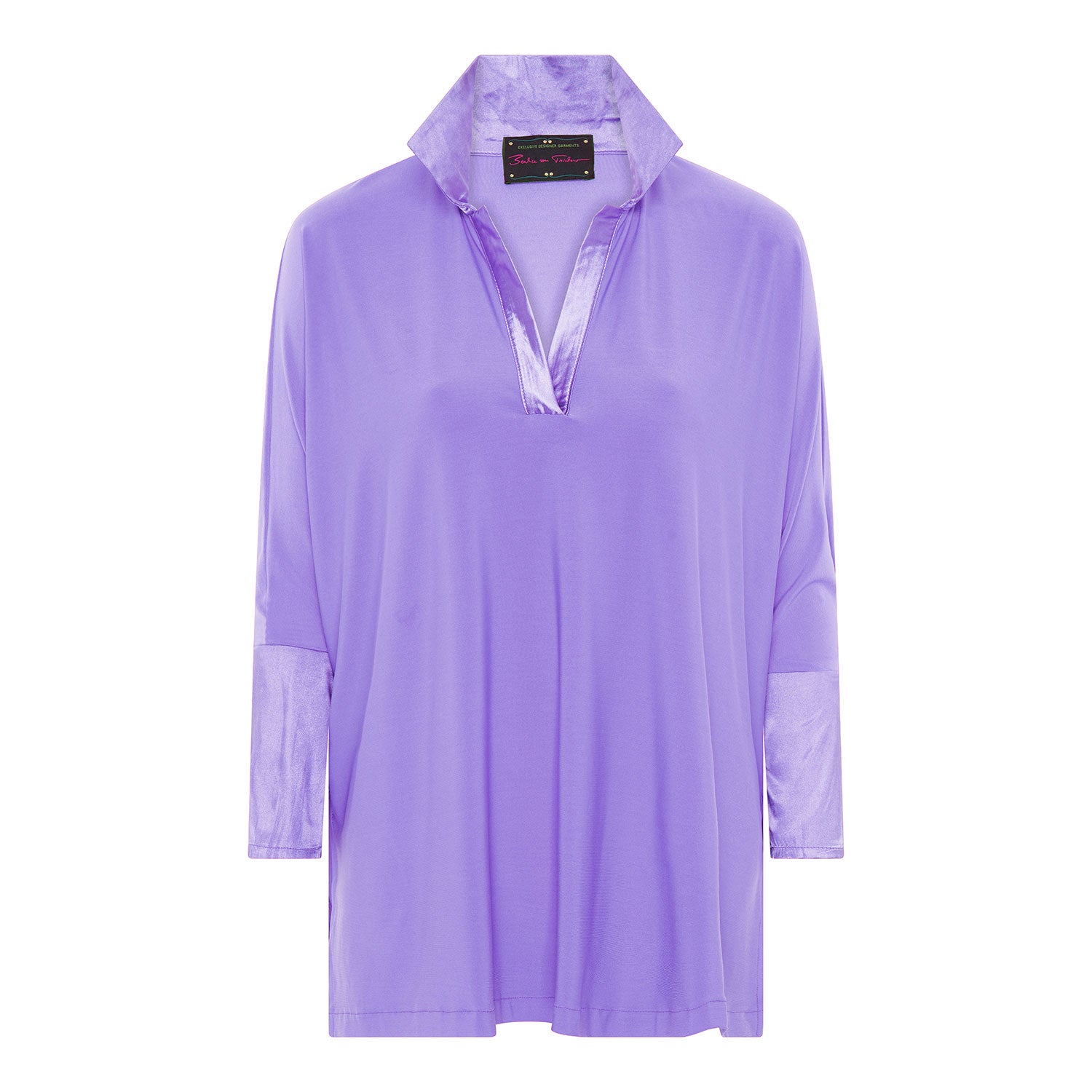 Lilac Oversized Jersey Shirt