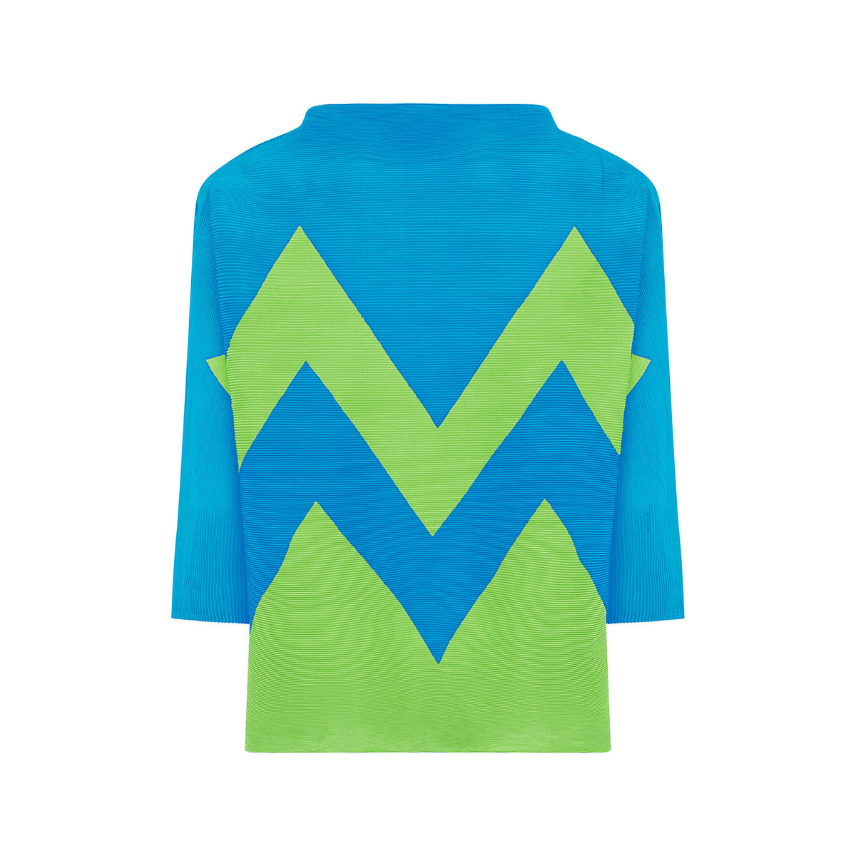 Lime/Turquoise Zig Zag Jumper