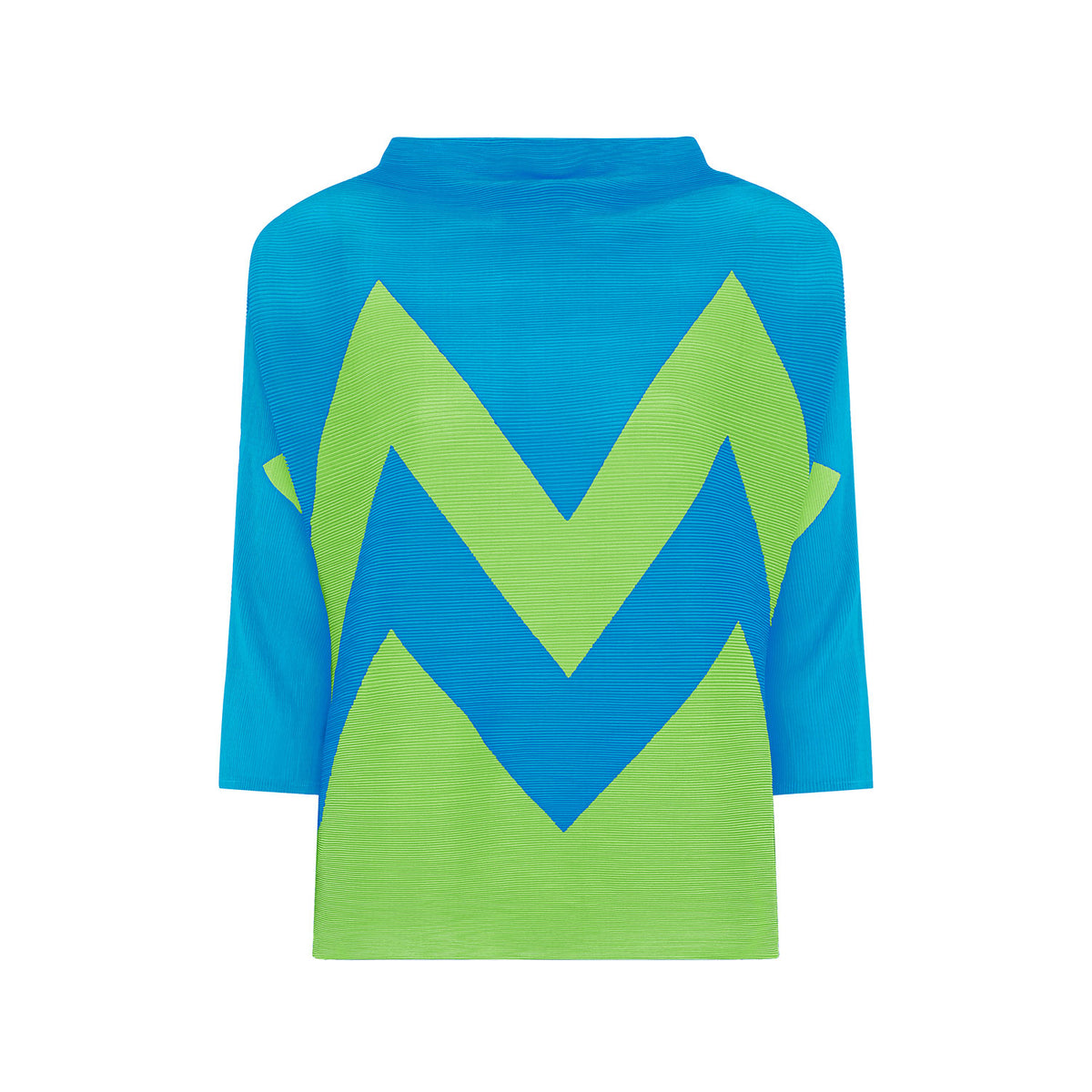Lime/Turquoise Zig Zag Jumper