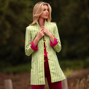 Lime/Wildrose Reversible Holden Jacket