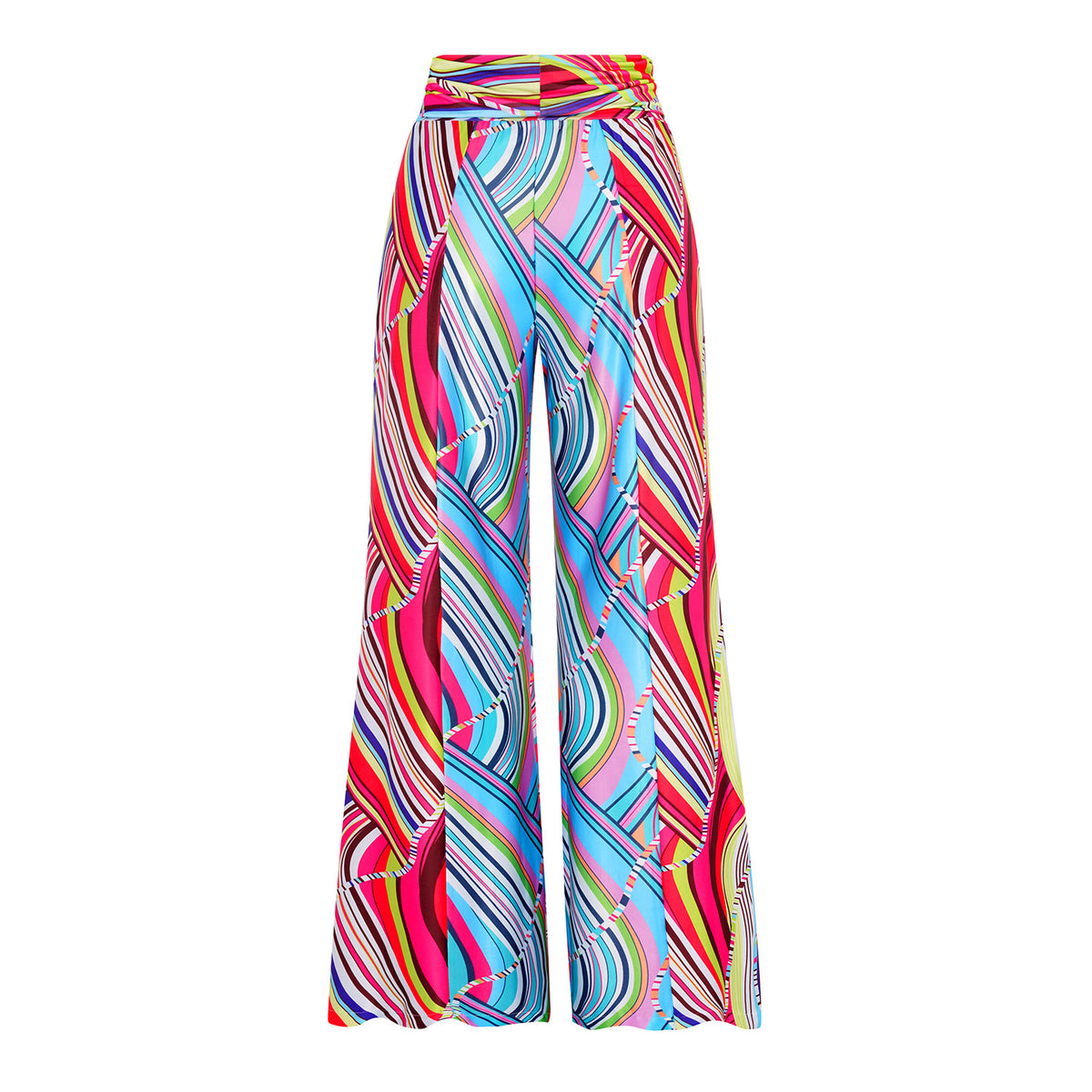 Lumière Stretch Bell Bottom Trousers