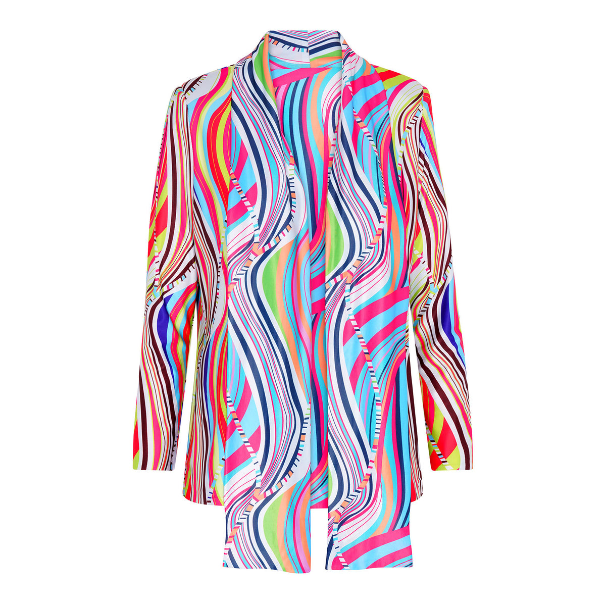 Lumiere Tie Neck Lightweight Jacket