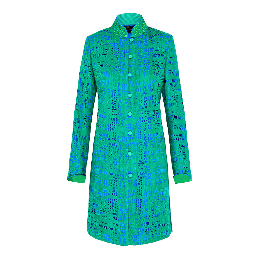 Green Magdalena Nehru Jacket