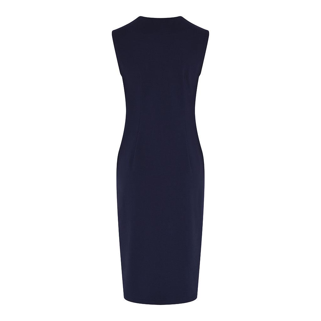Navy Adi Knot Midi Dress