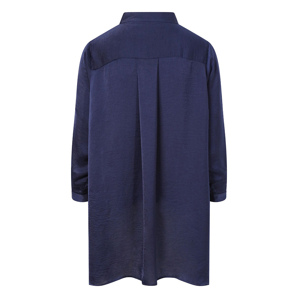 Navy Fritzi Oversized Shirt