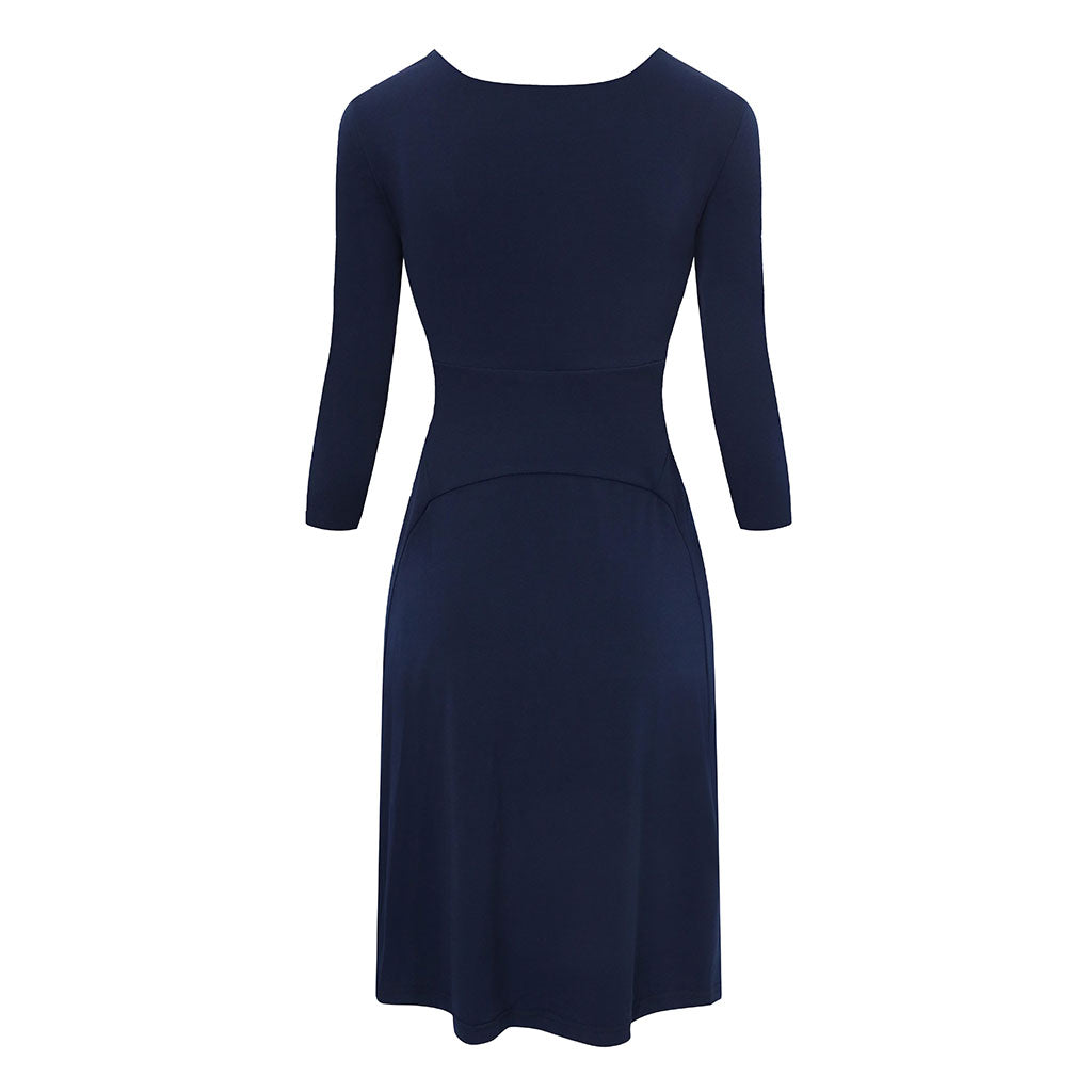 Navy Lolita Midi Dress