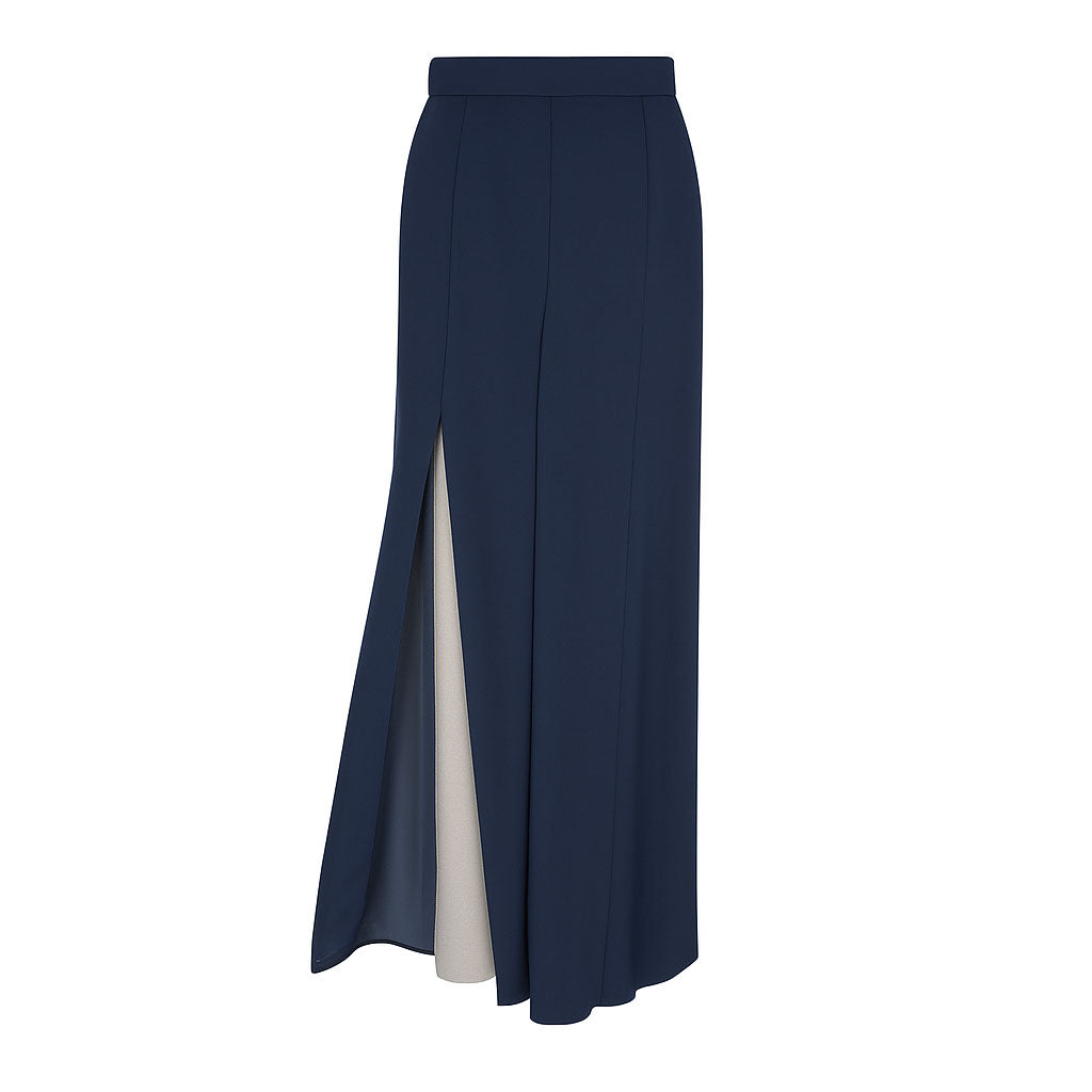 Navy Palazzo Trousers