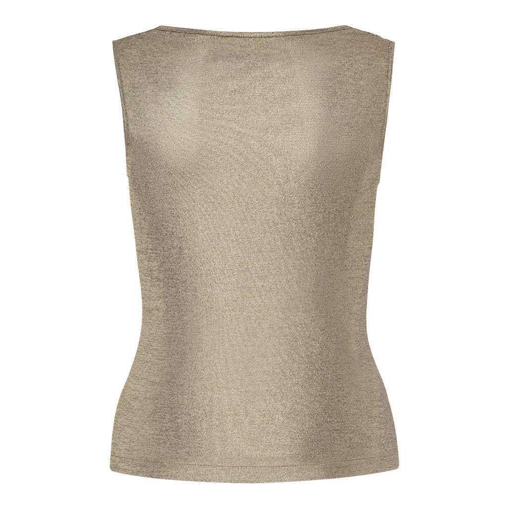 Ophelia Gold Drape Top