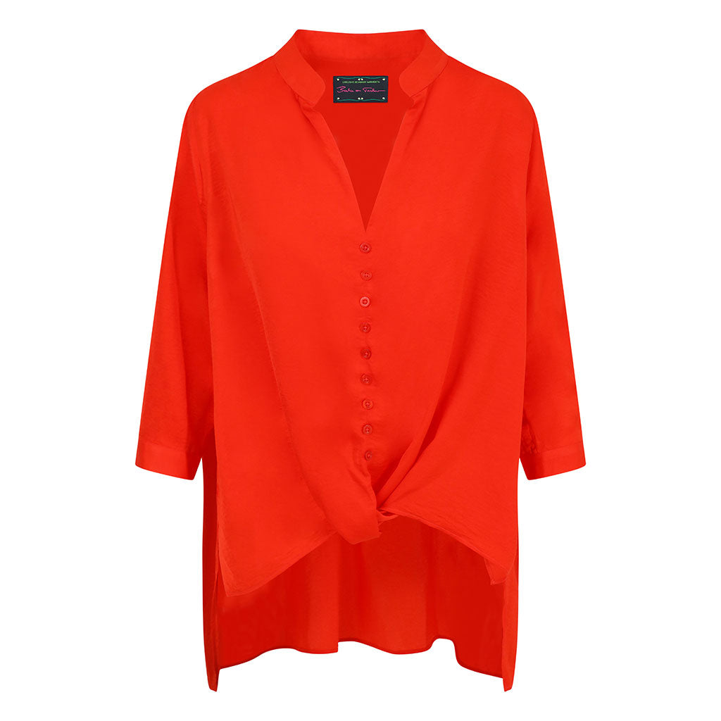 Orange Fritzi Oversized Shirt
