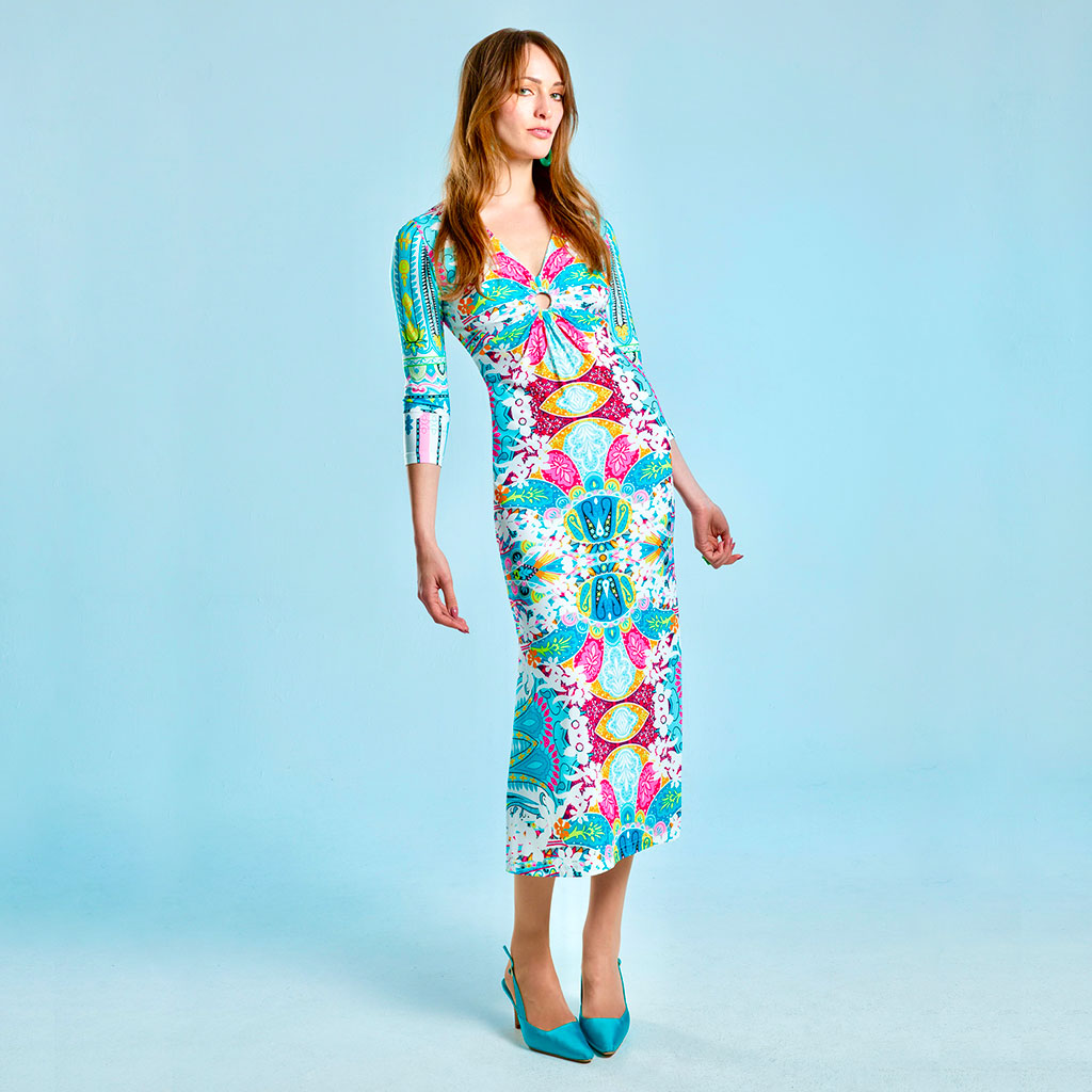 Spring Garden Lola Midi Dress