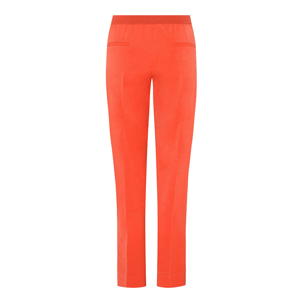 Orange Tapered Trousers